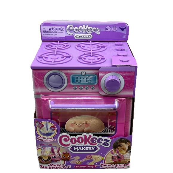 Moose Toys Cookeez Makery Cinnamon Treatz Oven Playset - Pink, Ages 5+. {123}. - Picture 1 of 16